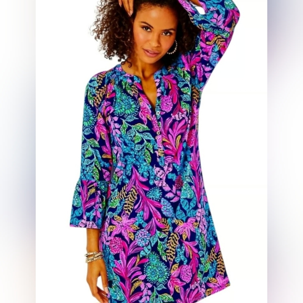NWT Lilly Pulitzer Norris 3/4 Sleeve Dress.Size Small.